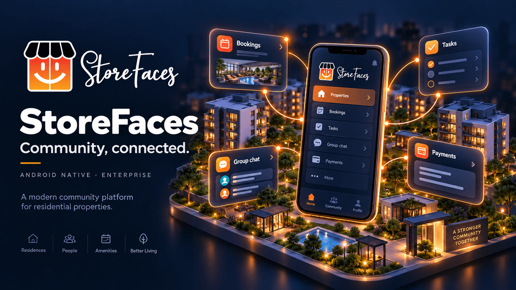 StoreFaces — Community Platform preview